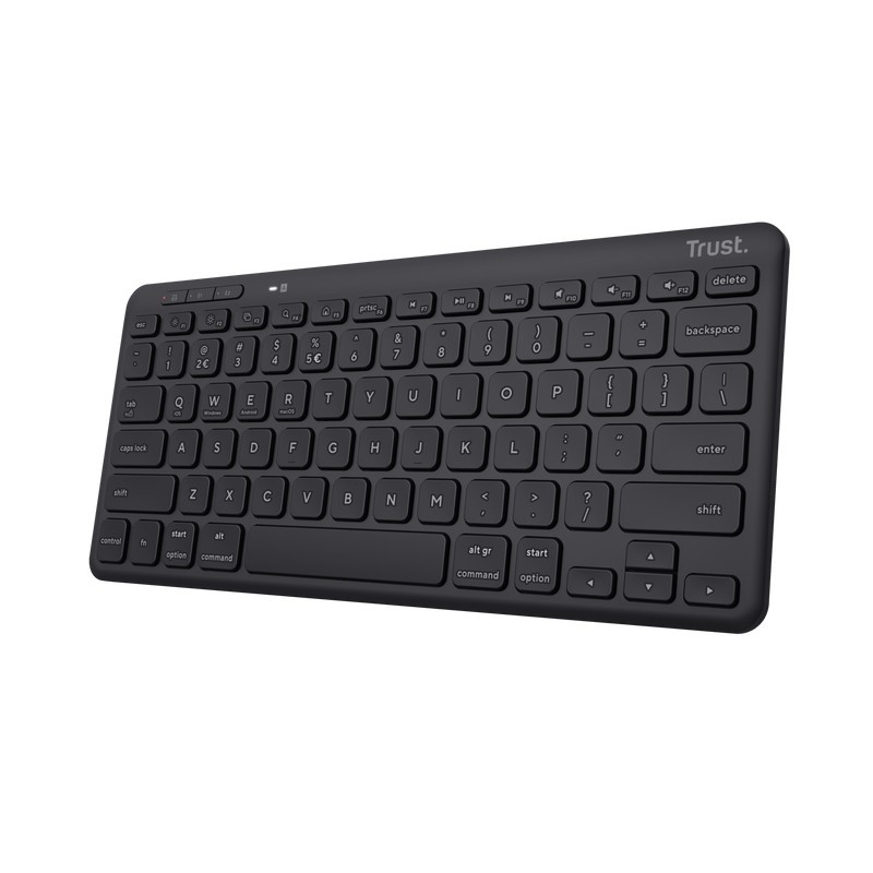 Trust Lyra clavier Maison Bluetooth AZERTY Français Noir