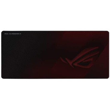 ASUS ROG Strix Scabbard II Tapis de souris de jeu Noir, Rouge