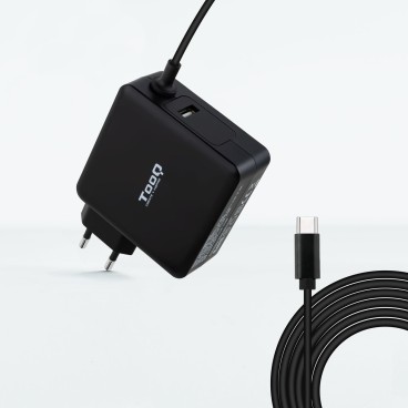 TooQ TQLC-USBC90PD adaptateur de puissance & onduleur Auto 90 W Noir