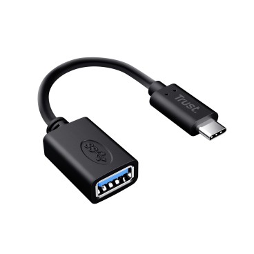 Trust 20967 câble USB 0,09 m USB C USB A Noir