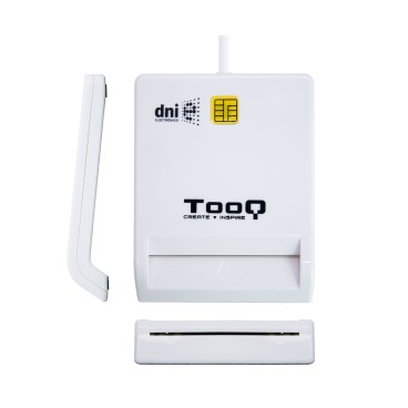 TooQ TQR-210W lecteur de cartes à puce Intérieure USB 2.0 Blanc