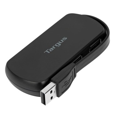 Targus ACH114EU hub & concentrateur USB 2.0 480 Mbit s Noir