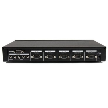 StarTech.com Commutateur audio vidéo VGA 4 ports avec contrôle RS232