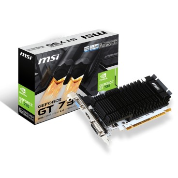 MSI GT 710 2GD3H LP carte graphique NVIDIA GeForce GT 730 2 Go GDDR3