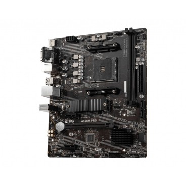 MSI A520M PRO carte mère AMD A520 Emplacement AM4 micro ATX