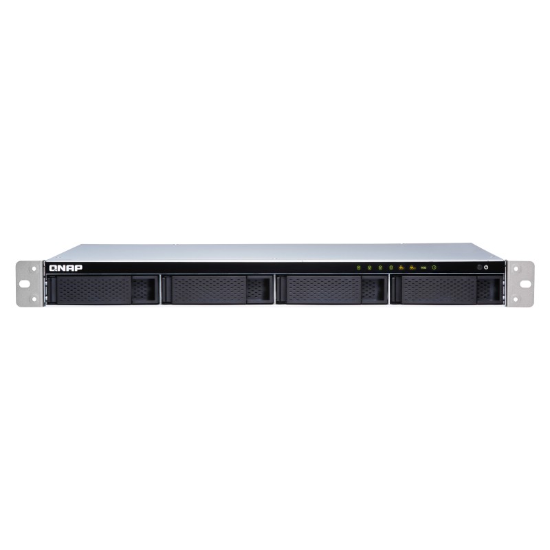 QNAP TS-431XeU NAS Rack (1 U) Annapurna Labs Alpine AL-314 8 Go DDR3 QNAP QTS Noir, Acier inoxydable