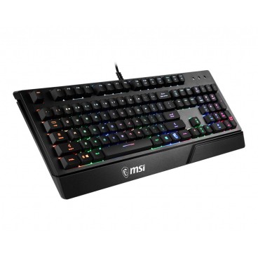 MSI Vigor GK20 clavier Jouer USB AZERTY Français Noir