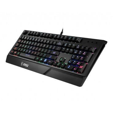 MSI Vigor GK20 clavier Jouer USB AZERTY Français Noir