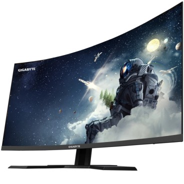 GIGABYTE G32QC A Moniteur de jeu incurvé 31,5" QHD - 2560 x 1440, 1500R, 165Hz, 1ms, 350 cd m², FreeSync Premium Pro, Display