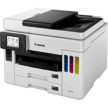 Canon MAXIFY Imprimante jet d'encre MegaTank multifonction rechargeable couleur sans fil GX7050