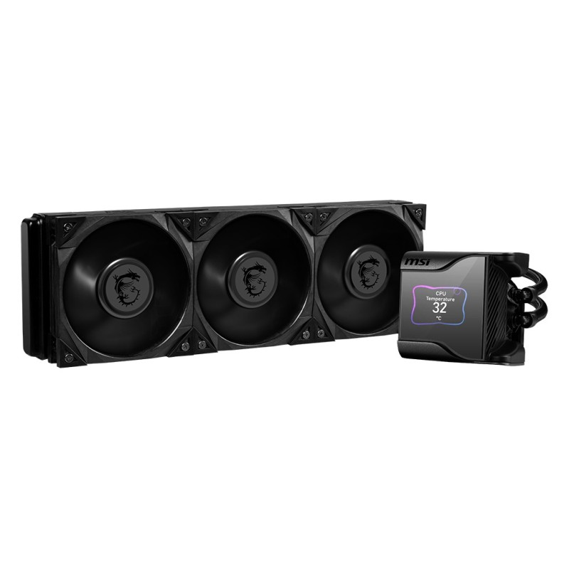 MSI MEG CORELIQUID S360 système de refroidissement d’ordinateur Processeur Refroidisseur de liquide tout-en-un 14 cm Noir