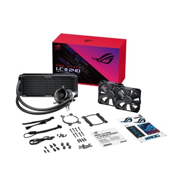 ASUS ROG STRIX LC II 240 Processeur Refroidisseur de liquide tout-en-un 12 cm Noir