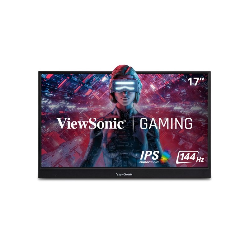 Viewsonic VX Series VX1755 écran plat de PC 43,2 cm (17") 1920 x 1080 pixels Full HD LED Noir, Gris