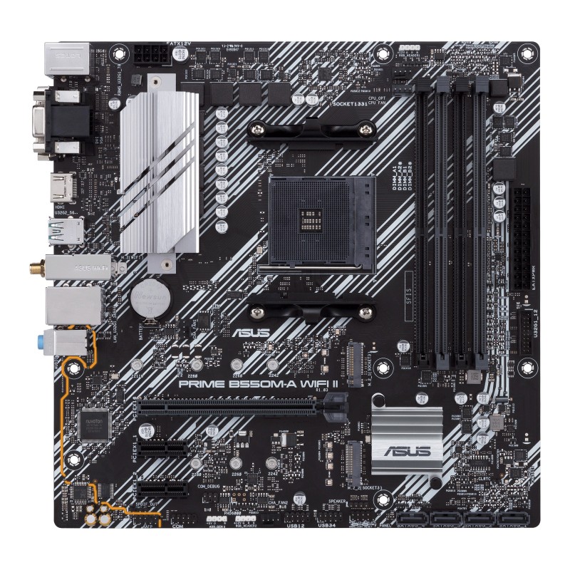 ASUS PRIME B550M-A WIFI II AMD B550 Emplacement AM4 micro ATX