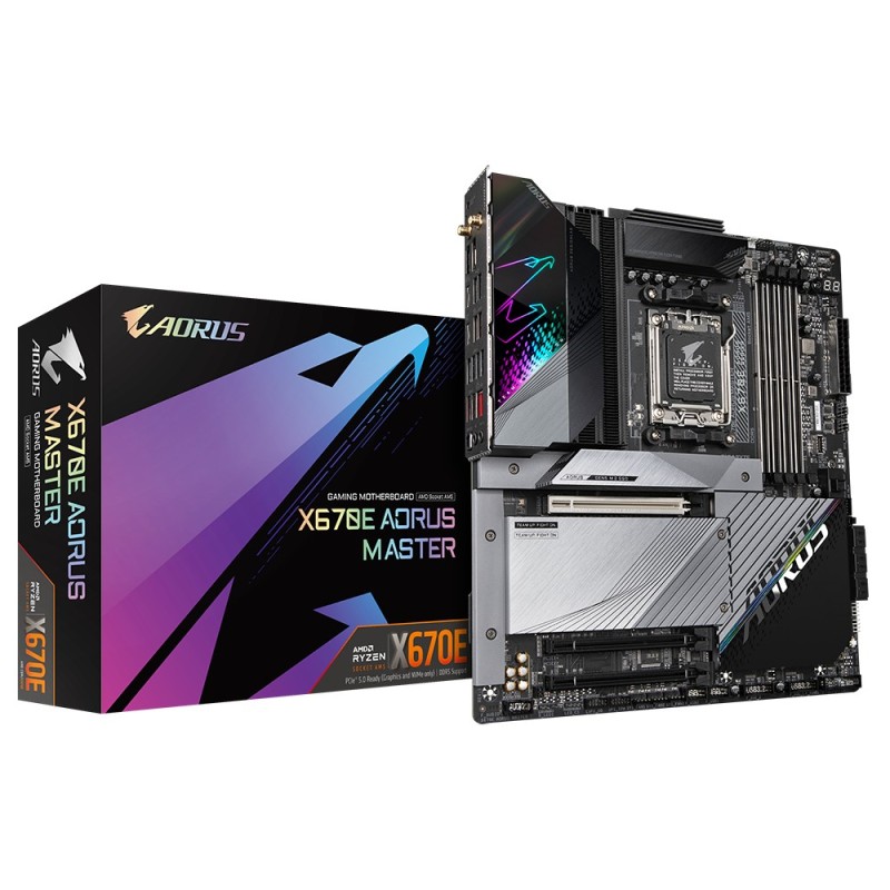 GIGABYTE X670E AORUS MASTER carte mère AMD X670 Emplacement AM5 ATX