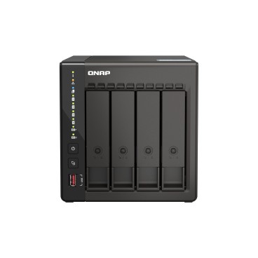 QNAP TS-453E NAS Tower Intel® Celeron® J6412 8 Go QNAP QTS Noir