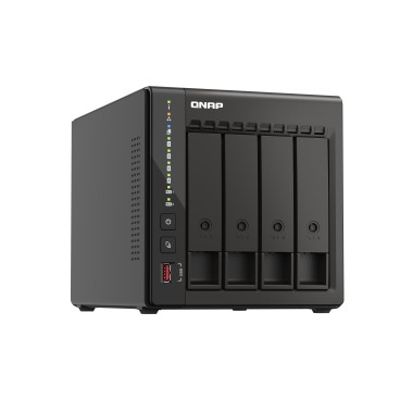 QNAP TS-453E NAS Tower Intel® Celeron® J6412 8 Go QNAP QTS Noir