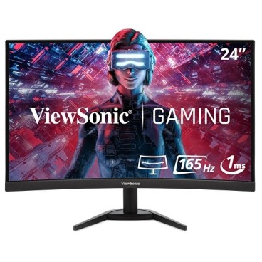 Viewsonic VX Series VX2418C écran plat de PC 61 cm (24") 1920 x 1080 pixels LCD Noir