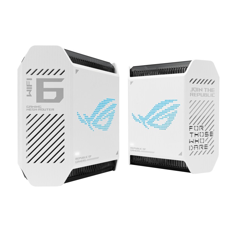 ASUS ROG Rapture GT6 (W-2-PK) Tri-bande (2,4 GHz   5 GHz   5 GHz) Wi-Fi 6 (802.11ax) Blanc 4 Interne