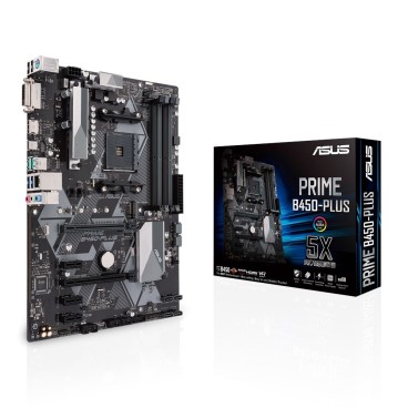 ASUS PRIME B450-PLUS AMD B450 Emplacement AM4 ATX