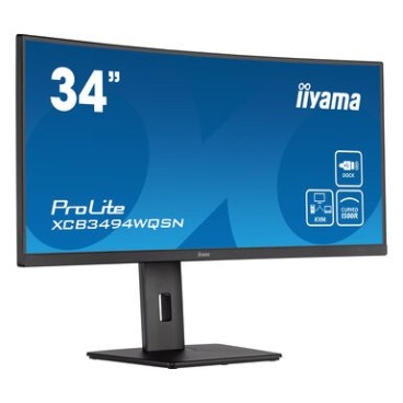 iiyama ProLite XCB3494WQSN-B5 LED display 86,4 cm (34") 3440 x 1440 pixels UltraWide Quad HD Noir