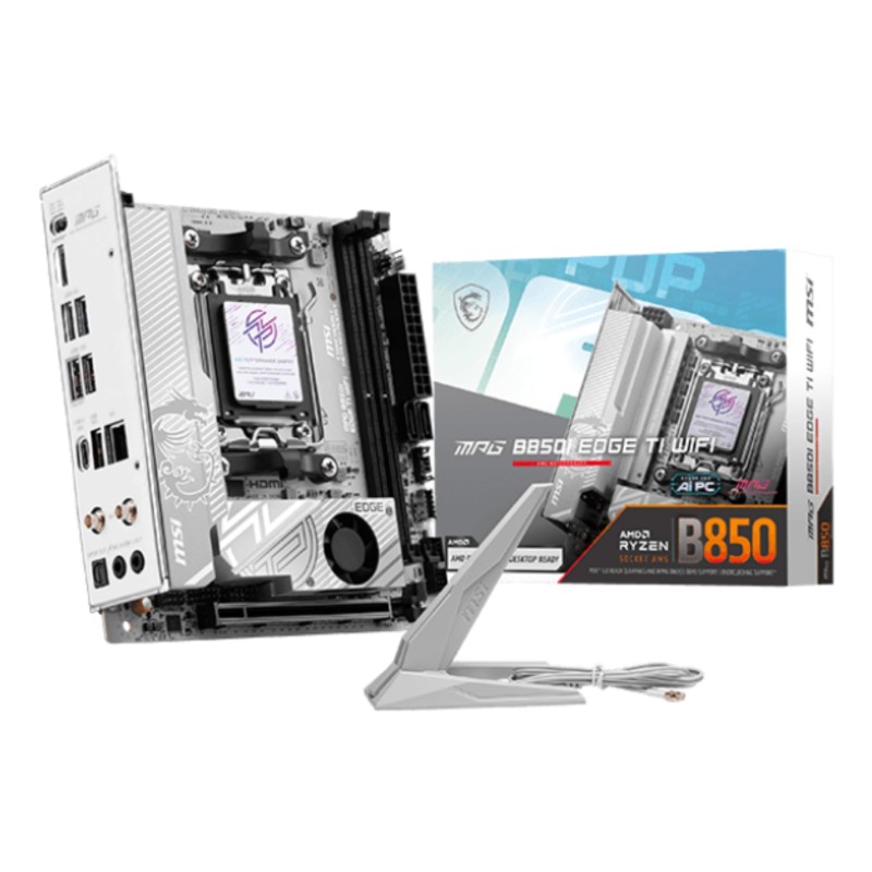 MSI B850I EDGE TI WIFI AMD B850 Emplacement AM5 mini ITX