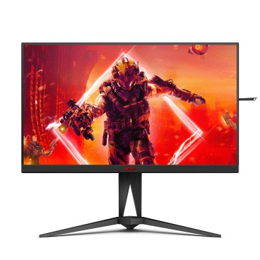 AOC AGON 5 AG275QZN EU écran plat de PC 68,6 cm (27") 2560 x 1440 pixels Quad HD Noir, Rouge