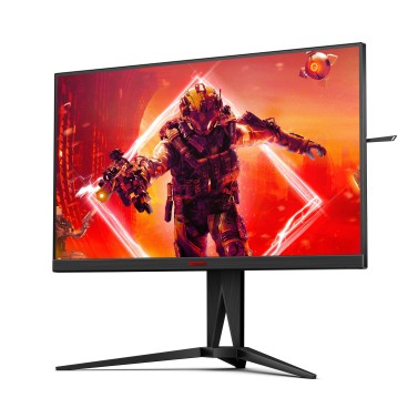 AOC AGON 5 AG275QZN EU écran plat de PC 68,6 cm (27") 2560 x 1440 pixels Quad HD Noir, Rouge