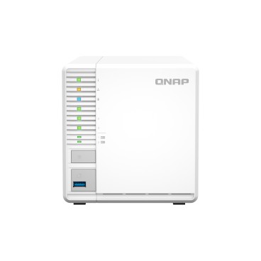 QNAP TS-364 NAS Tower Intel® Celeron® N5095 8 Go QNAP Turbo System Blanc