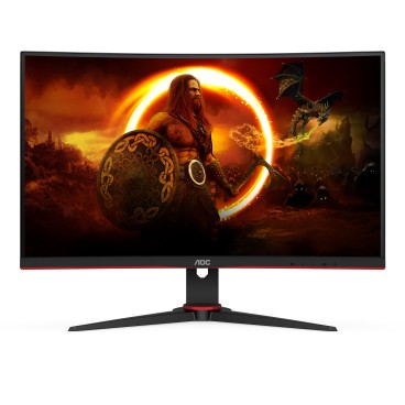 AOC G2 C27G2E BK écran plat de PC 68,6 cm (27") 1920 x 1080 pixels Full HD Noir, Rouge