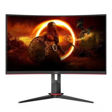 AOC CQ27G2S BK écran plat de PC 68,6 cm (27") 2560 x 1440 pixels Quad HD Noir, Rouge