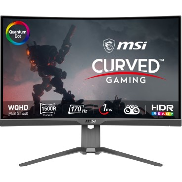 MSI MAG 275CQRF QD écran plat de PC 68,6 cm (27") 2560 x 1440 pixels Wide Quad HD Noir