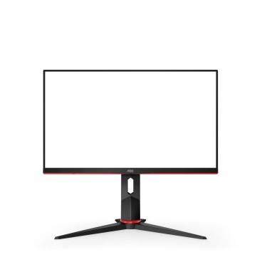 AOC G2 Q24G2A BK LED display 60,5 cm (23.8") 2560 x 1440 pixels Quad HD LCD Noir, Rouge