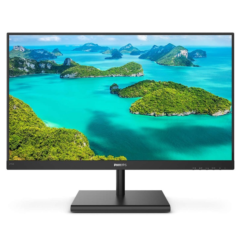 Philips E Line 245E1S 00 LED display 60,5 cm (23.8") 2560 x 1440 pixels 2K Ultra HD LCD Noir