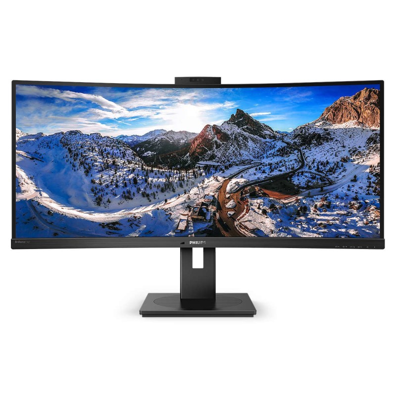 Philips P Line 346P1CRH 00 LED display 86,4 cm (34") 3440 x 1440 pixels UltraWide Quad HD Noir