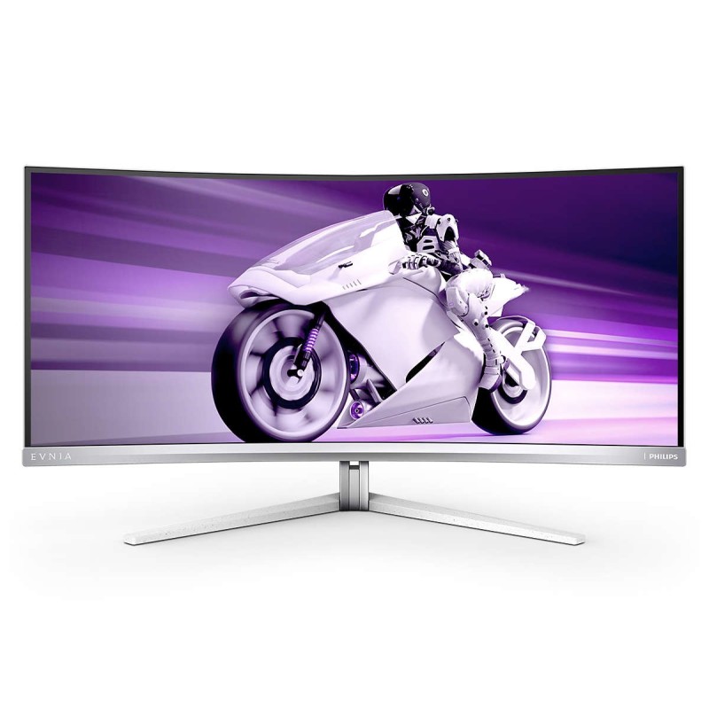 Philips 34M2C8600 00 écran plat de PC 86,4 cm (34") 3440 x 1440 pixels Wide Quad HD OLED Blanc