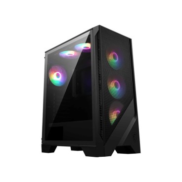 MSI MAG FORGE 120A AIRFLOW unité centrale Midi Tower Noir, Transparent