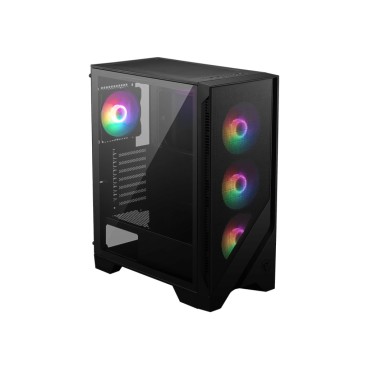 MSI MAG FORGE 120A AIRFLOW unité centrale Midi Tower Noir, Transparent