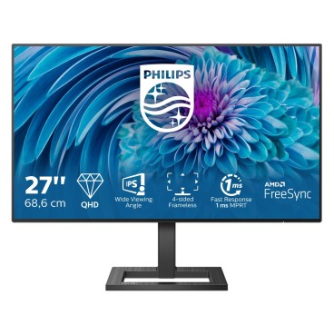 Philips E Line 275E2FAE 00 écran plat de PC 68,6 cm (27") 2560 x 1440 pixels Quad HD LED Noir