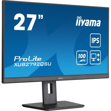 iiyama ProLite écran plat de PC 68,6 cm (27") 2560 x 1440 pixels Full HD LED Noir