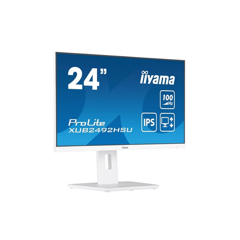 iiyama XUB2492HSU-W6 écran plat de PC 60,5 cm (23.8") 1920 x 1080 pixels Full HD LED Blanc