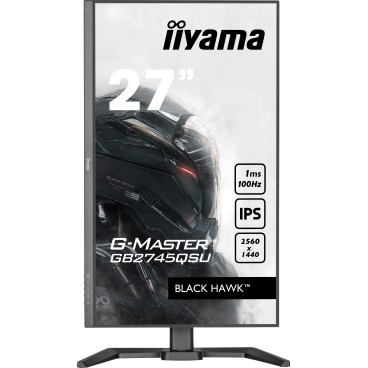 iiyama G-MASTER GB2745QSU-B1 écran plat de PC 68,6 cm (27") 2560 x 1440 pixels 2K Ultra HD LED Noir