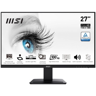 MSI Pro MP273A écran plat de PC 68,6 cm (27") 1920 x 1080 pixels Full HD LED Noir