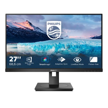 Philips S Line 272S1AE 00 LED display 68,6 cm (27") 1920 x 1080 pixels Full HD LCD Noir