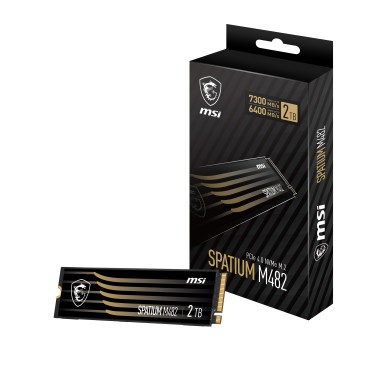 MSI SPATIUM M482 2 To M.2 PCI Express 4.0 NVMe 3D NAND