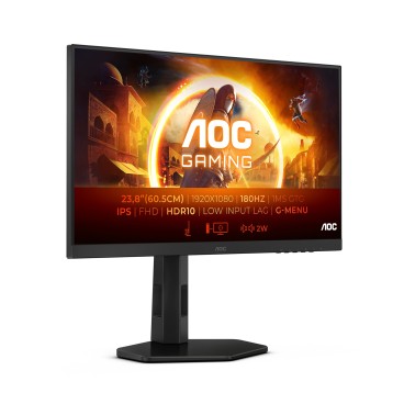 AOC 24G4X écran plat de PC 60,5 cm (23.8") 1920 x 1080 pixels Full HD LCD Noir