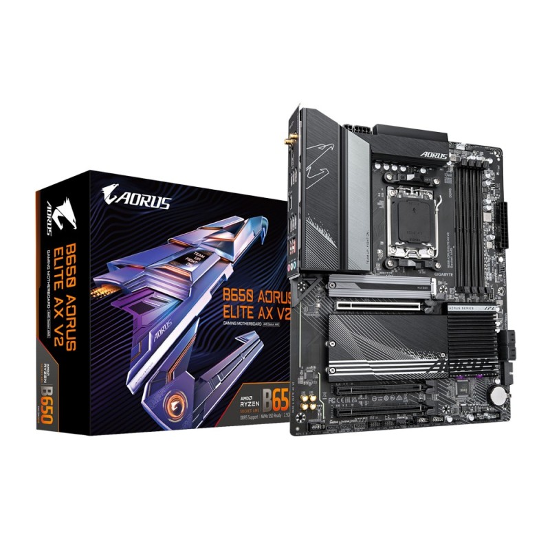 GIGABYTE B650 AORUS ELITE AX V2 carte mère AMD B650 Emplacement AM5 ATX