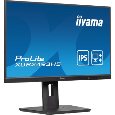 iiyama ProLite XUB2493HS-B6 écran plat de PC 60,5 cm (23.8") 1920 x 1080 pixels Full HD LED Noir