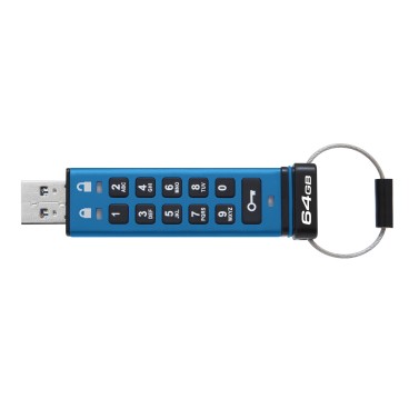 Kingston Technology IronKey Keypad 200 de 64 Go, FIPS 140-3 niveau 3 (en attente), chiffrement AES-256