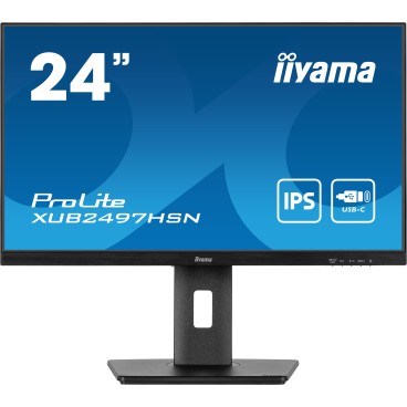 iiyama ProLite XUB2497HSN-B1 LED display 61 cm (24") 1920 x 1080 pixels Full HD Noir